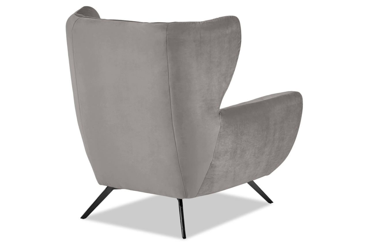 hochlehnsessel sixty velvet silber rueckseite