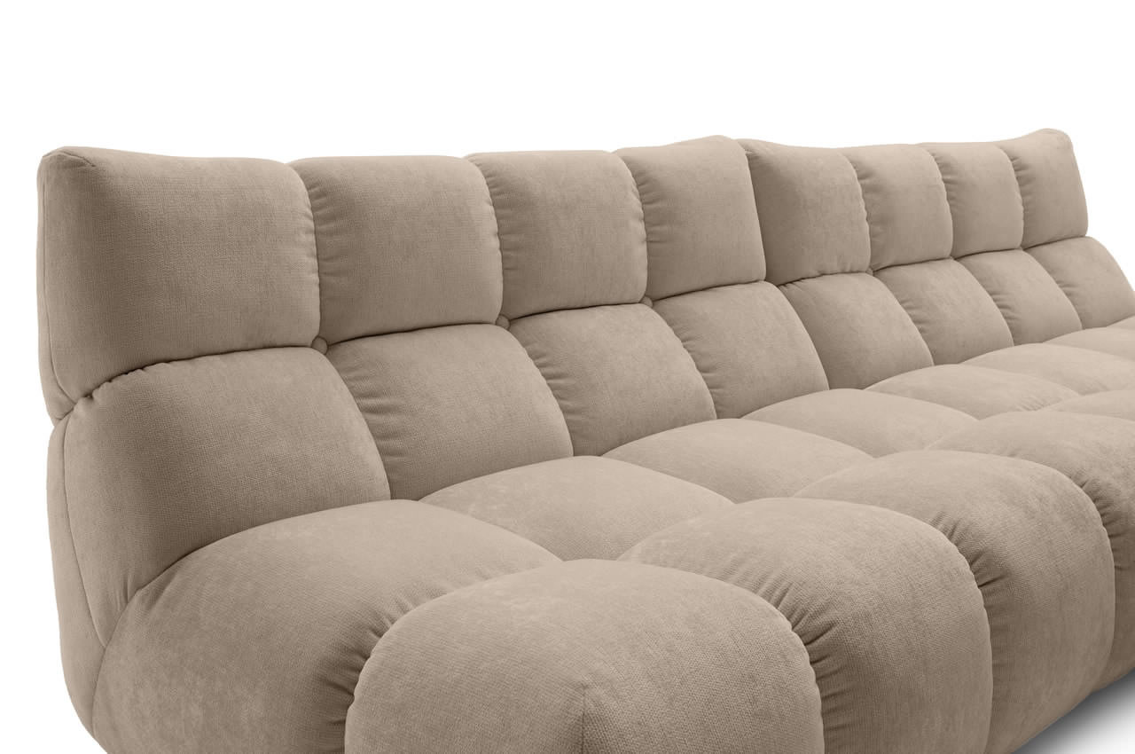 graceland ecksofa mit recamiere rechts roma taupe detailbild
