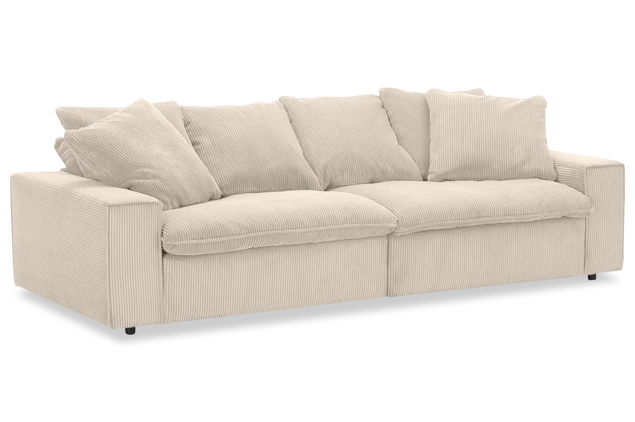 kini 2 sitzer 3 sitzer sofa cord zoom 01 creme kini 2 sitzer 3 sitzer sofa cord zoom 01 creme