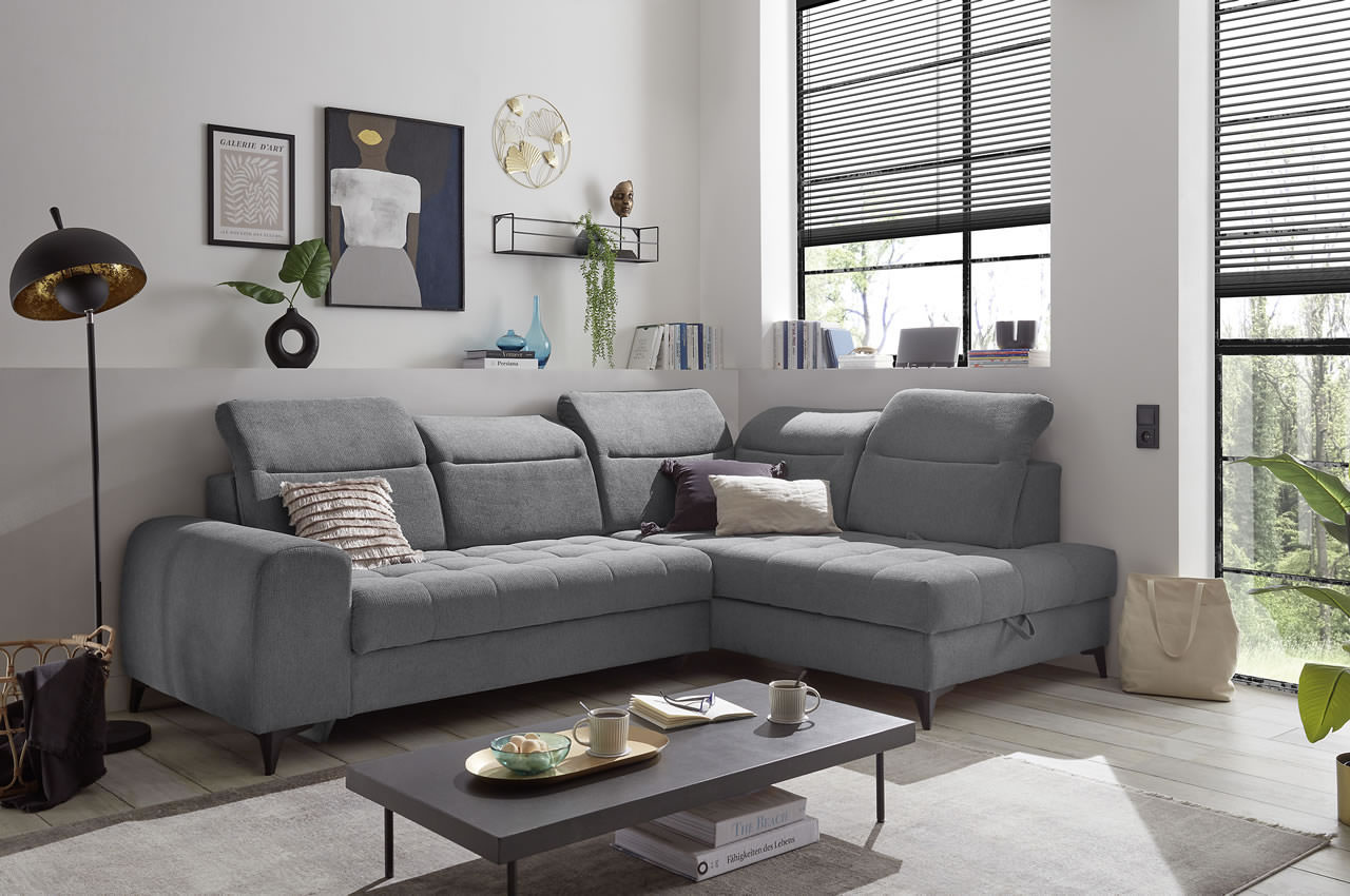 rockdale ecksofa mit ottomane rechts von ed lifestyle stoff glow farbe 19 anthrazit milieubild