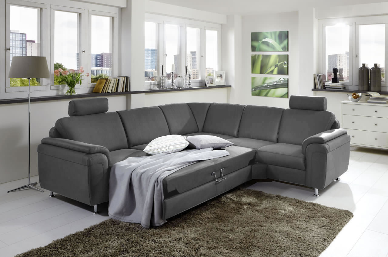 ze em05003 ecksofa links stoff holiday farbe steel milieubild mit schlaffunktion ze em05003 ecksofa links stoff holiday farbe steel milieubild mit schlaffunktion