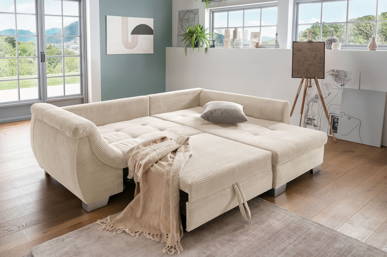 ecksofa flora rechts cord 4808 beige zierkissen cord 4821 grau braun schlaffunktion ambiente ecksofa flora rechts cord 4808 beige zierkissen cord 4821 grau braun schlaffunktion ambiente