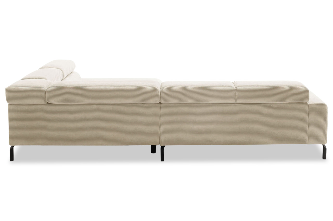 spring candy ecksofa mit ottomane rechts cord nature rueckseite