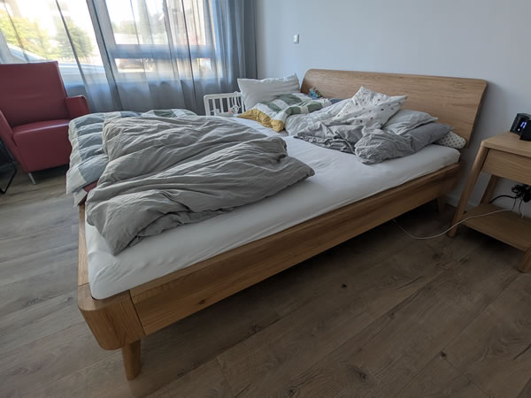 Kundenbild Bett Oak Bianco HAS07 X180 20