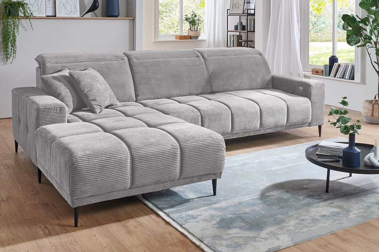 livorno ecksofa links cord 86 grau ambiente
