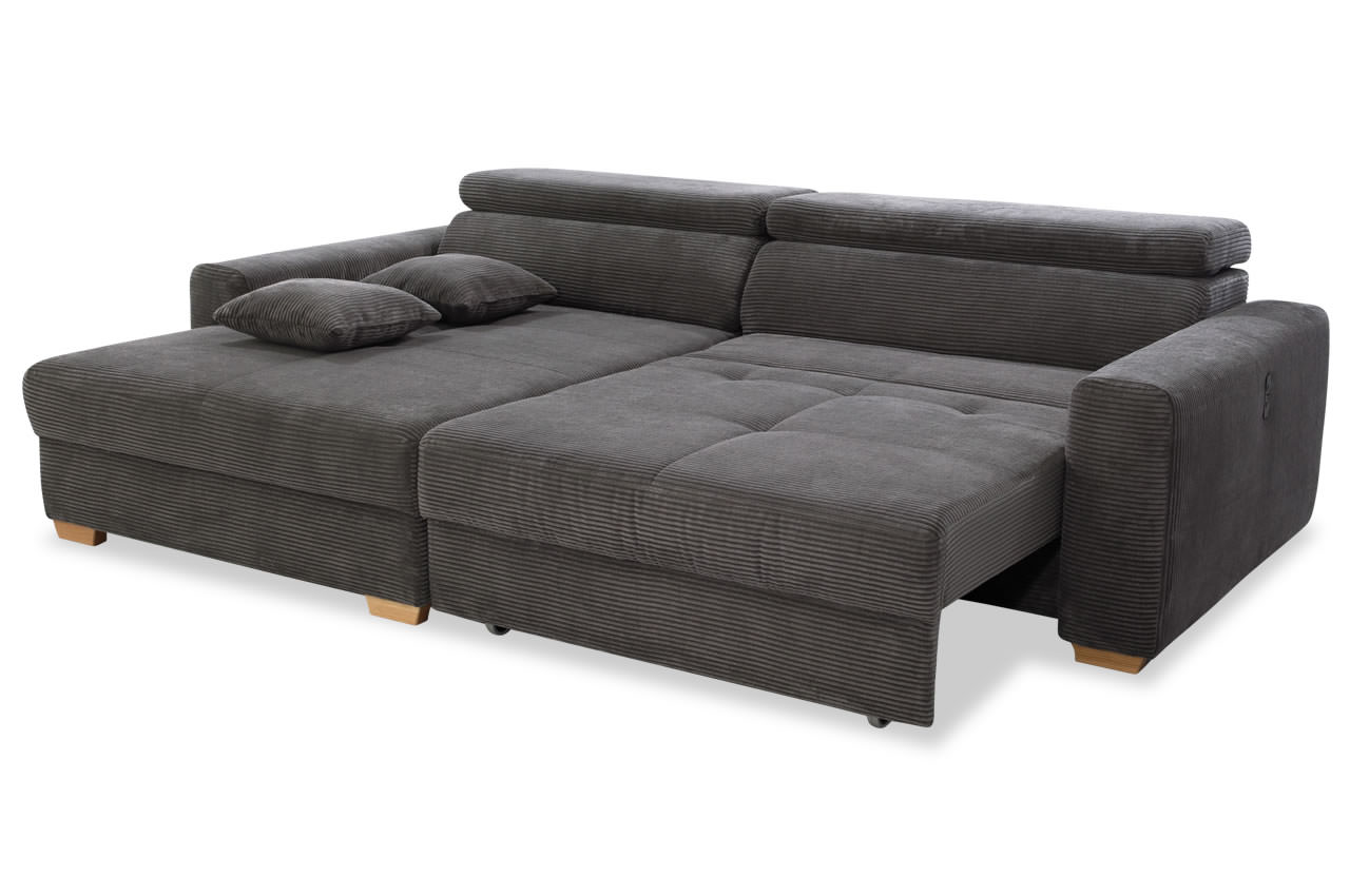 slider ecksofa variante links 426 09 grau schlaffunktion