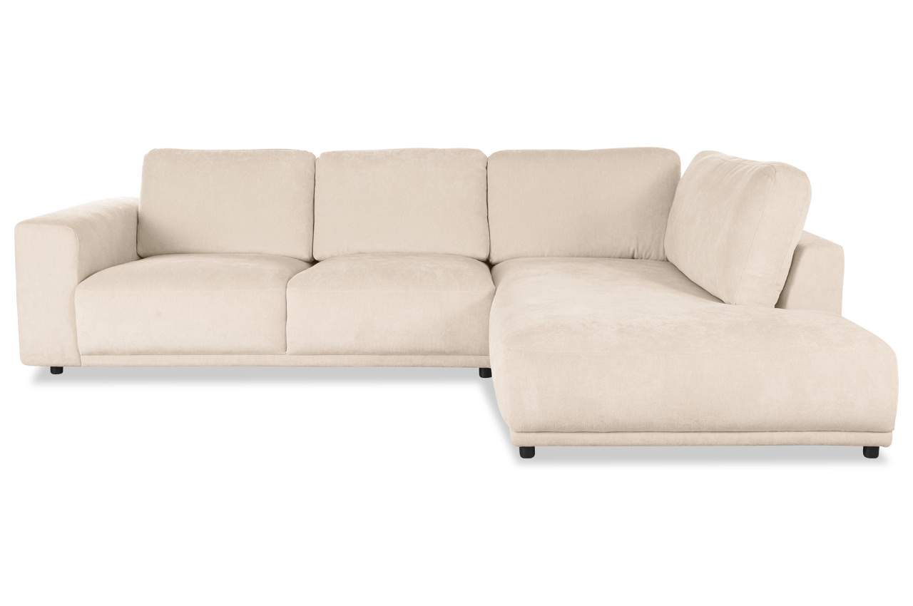ecksofa noeva rechts stoff roma natur frontansicht