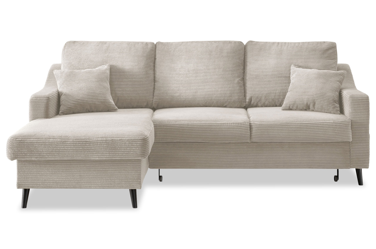 valentina ecksofa links cordstoff 4808 beige frontansicht valentina ecksofa links cordstoff 4808 beige frontansicht