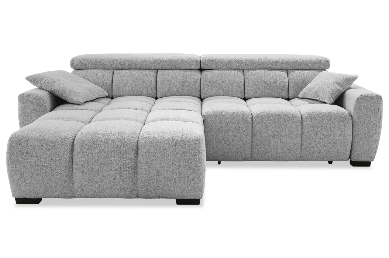 ecksofa lounge links 432 19 hellgrau frontansicht