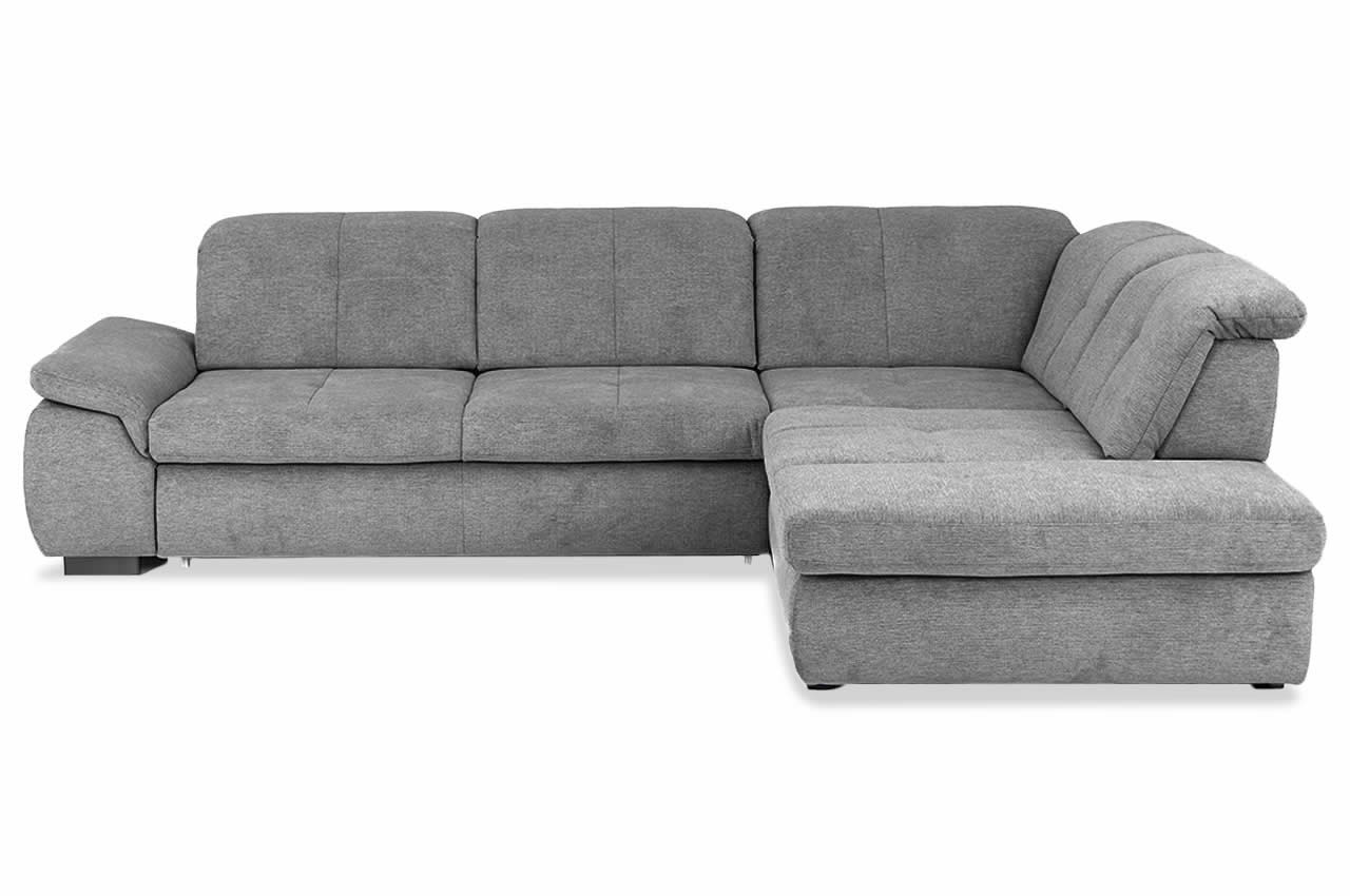 mp in16037 ecksofa rechts stoff famosa farbe grau frontansicht