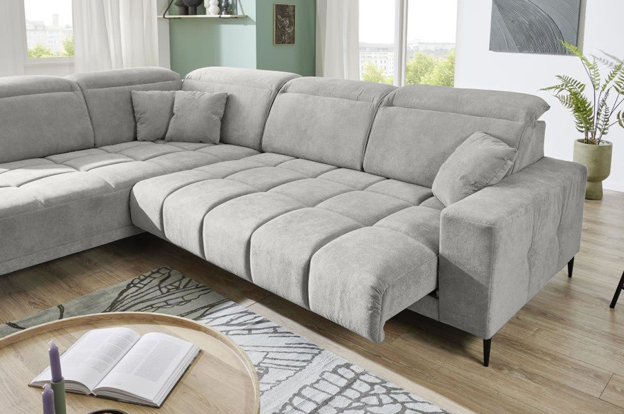 livorno ecksofa mit ottomane links aragon 80 silber detailbild sitztiefenverstellung livorno ecksofa mit ottomane links aragon 80 silber detailbild sitztiefenverstellung
