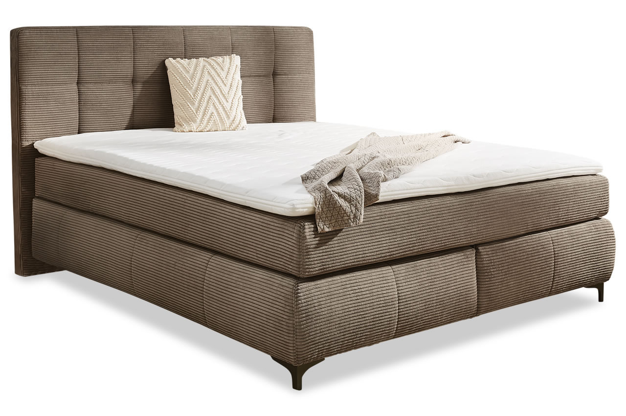 beatrice boxspringbett 180x200 cordstoff 42618 farbe taupe beatrice boxspringbett 180x200 cordstoff 42618 farbe taupe