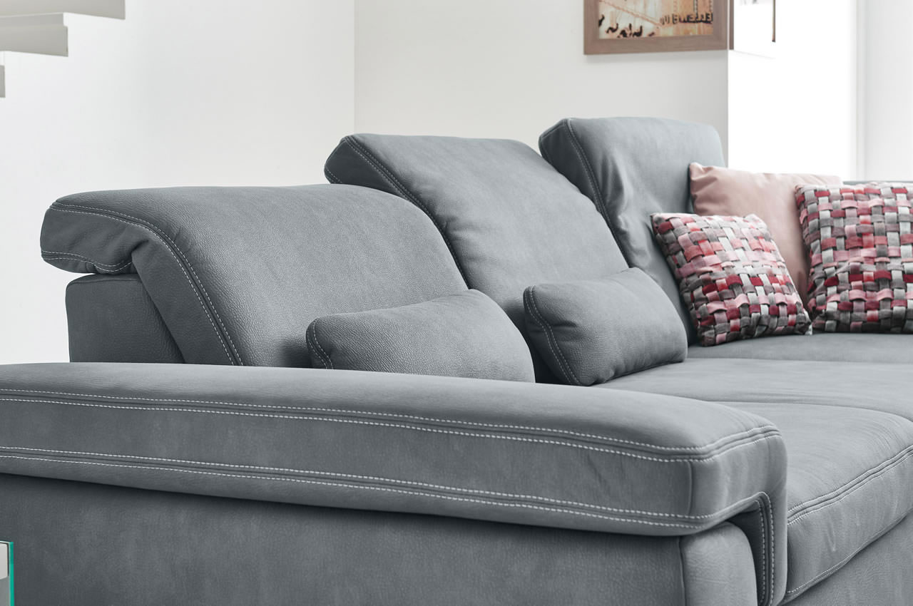 mp in17041 arvend ecksofa rechts mammut steel detailbild kopfteilverstellung
