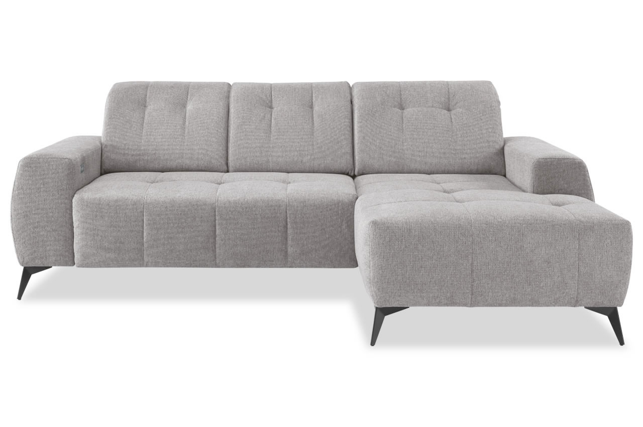 benformato sano ecksofa rechts mango 3608 hellgrau frontansicht benformato sano ecksofa rechts mango 3608 hellgrau frontansicht