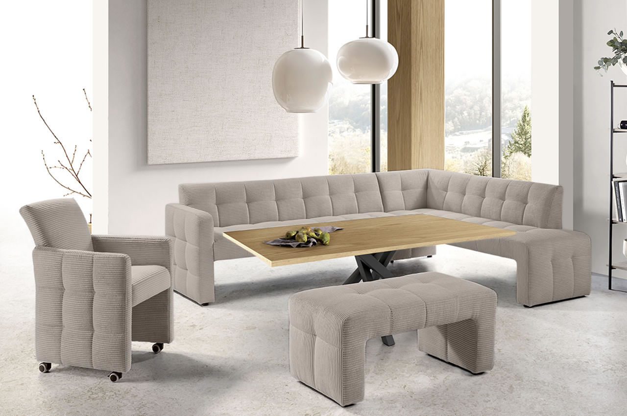 barista eckbank gross variante rechts cord poso 03 taupe milieubild 2 barista eckbank gross variante rechts cord poso 03 taupe milieubild 2