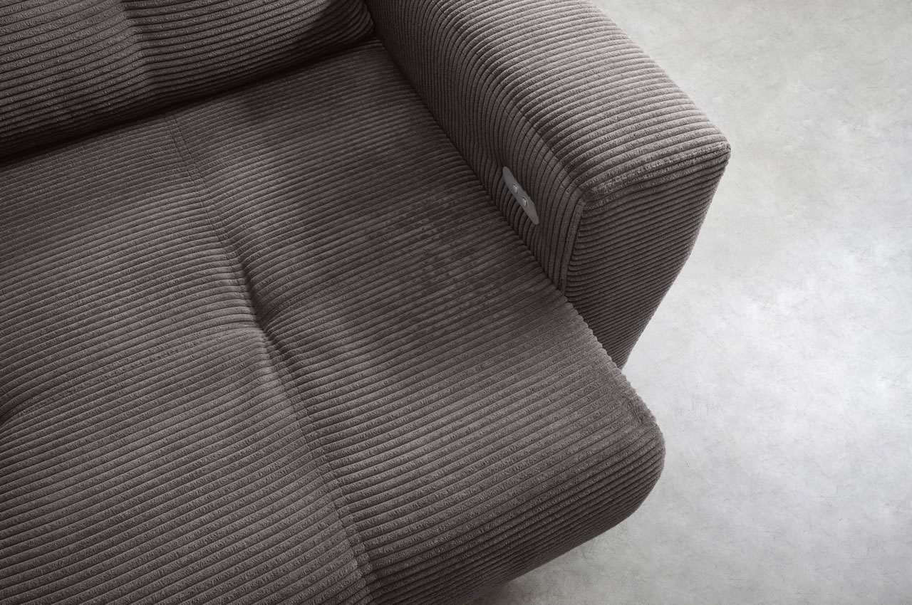 restato ecksofa links cordstoff 4801 grau funktion