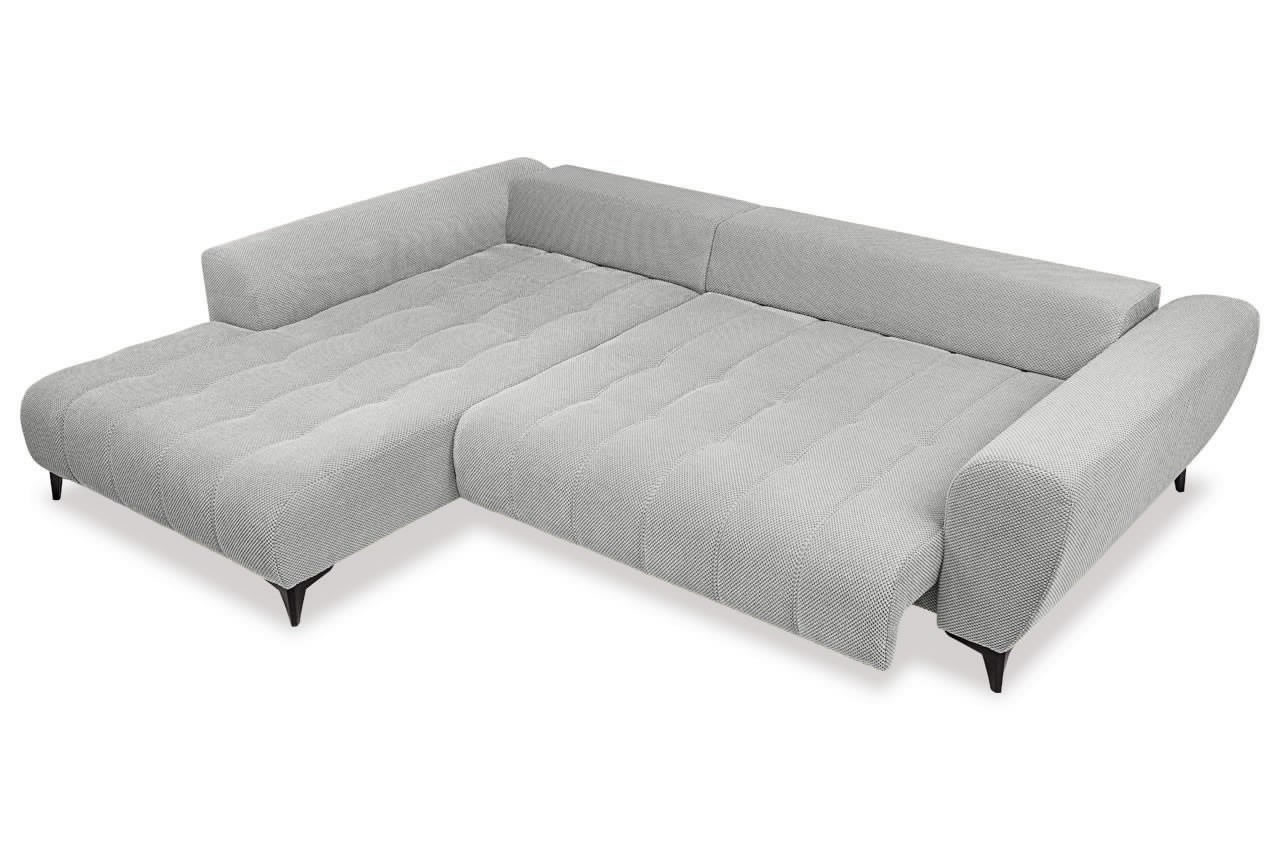 garay ecksofa variante links stoff onega 08 silber sitztiefenverstellung