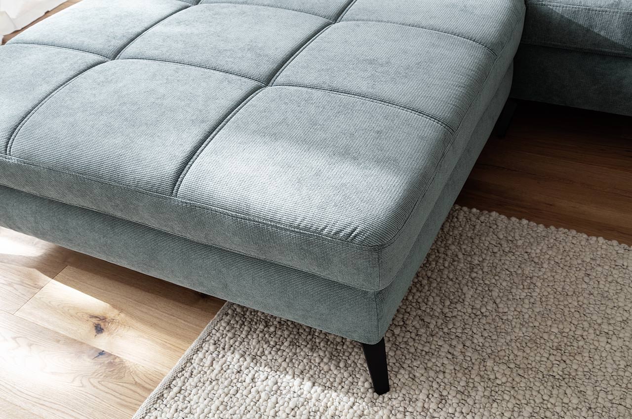 portofino ecksofa links dilara 72 blau grau detailbild ottomane