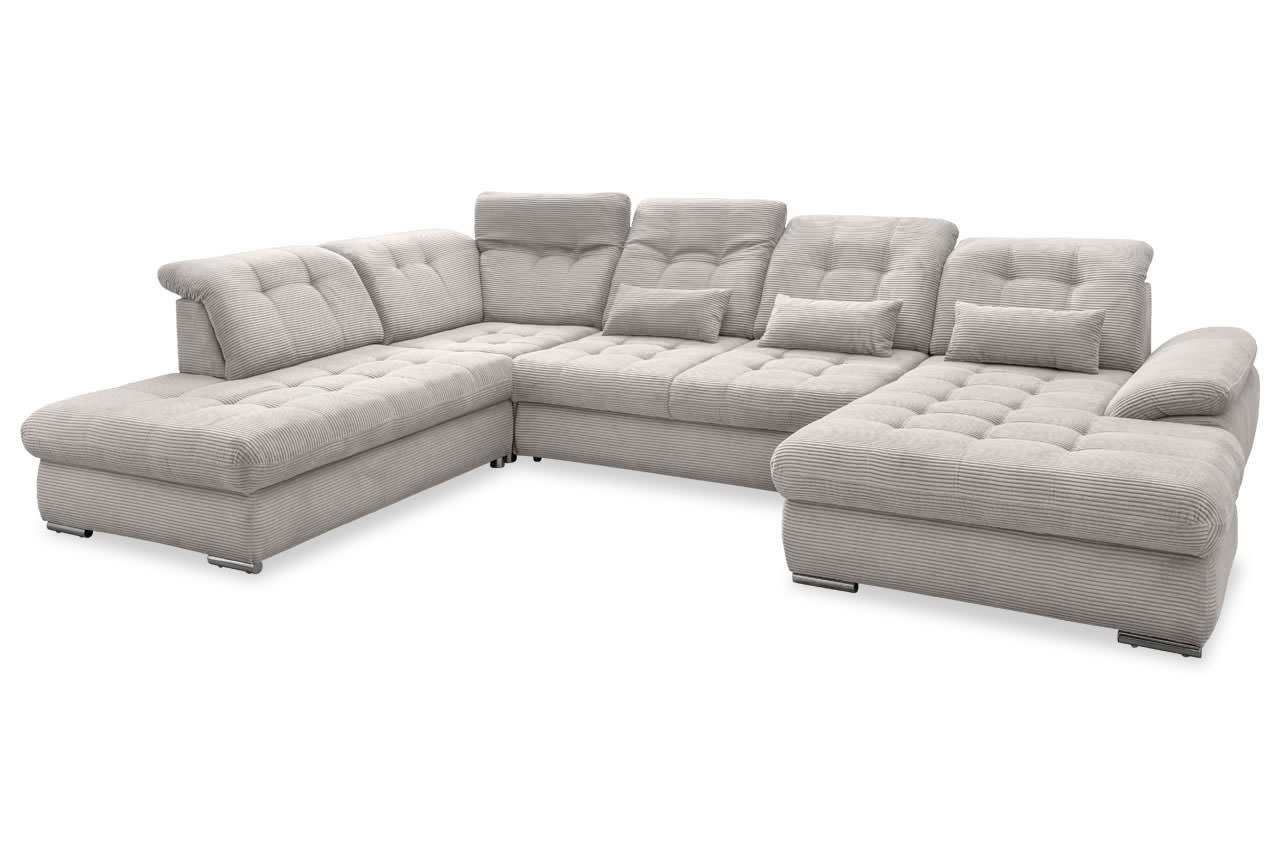 rigatti benformato wohnlandschaft links cordstoff 4802 silber rigatti benformato wohnlandschaft links cordstoff 4802 silber