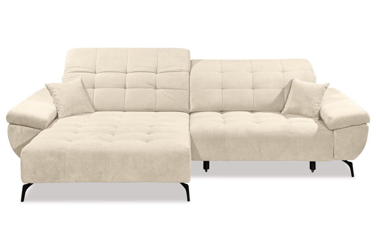 trogir ecksofa links stoff vinci 23 beige