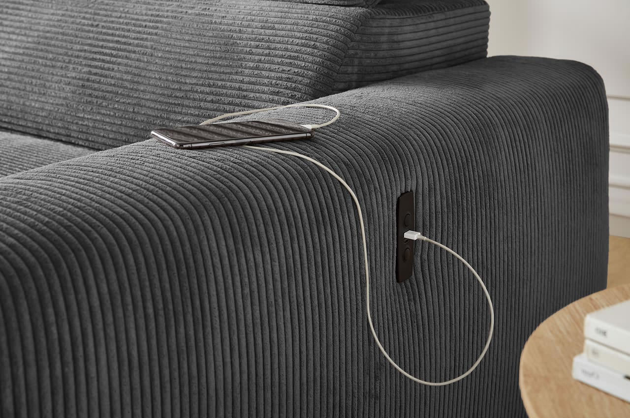 slider ecksofa variante links 426 09 grau detailbild