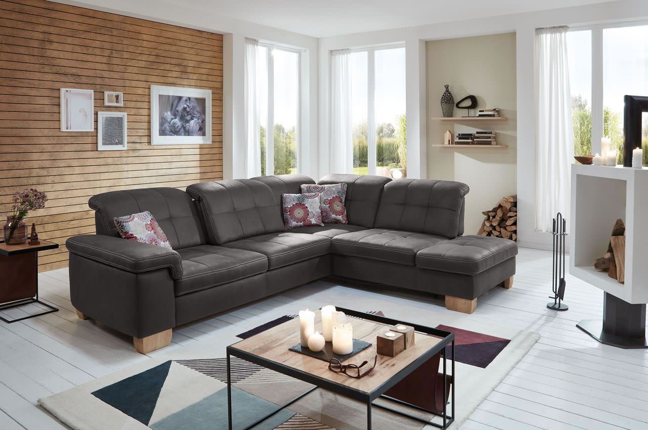 pp la16028 ecksofa rechts deluxe anthrazit milieu sitztiefenverstellung