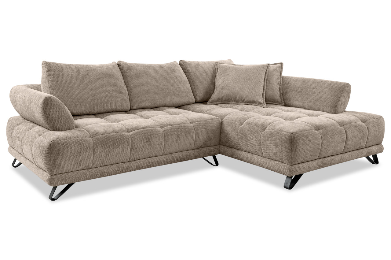 vinci ecksofa rechts stoff flow 02 taupe vinci ecksofa rechts stoff flow 02 taupe