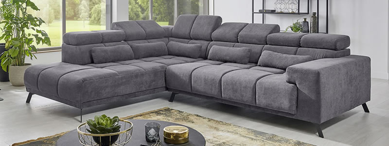 Ecksofa Inside - Grau