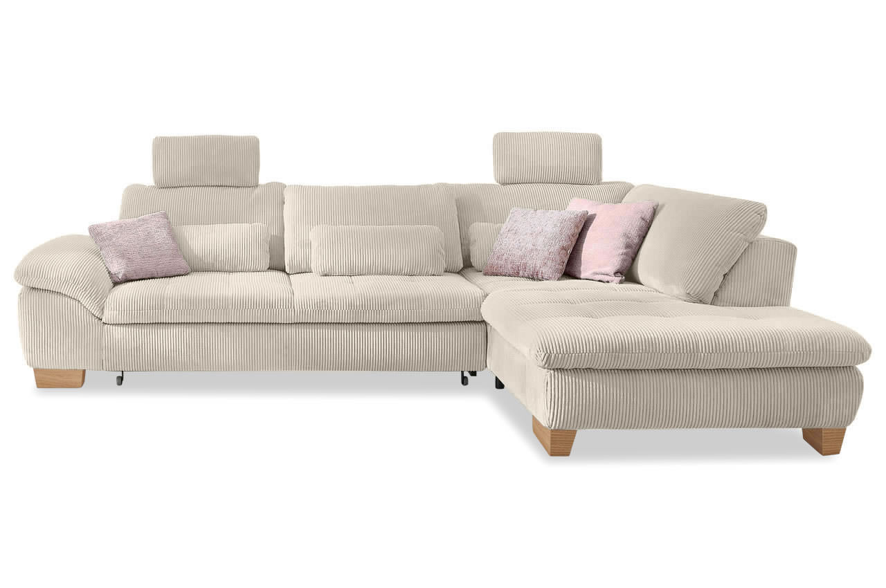 mp in14007 ecksofa rechts cord beige