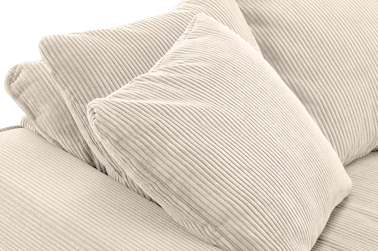 kini 2 sitzer 3 sitzer sofa cord zoom 01 creme detailbild kissen kini 2 sitzer 3 sitzer sofa cord zoom 01 creme detailbild kissen