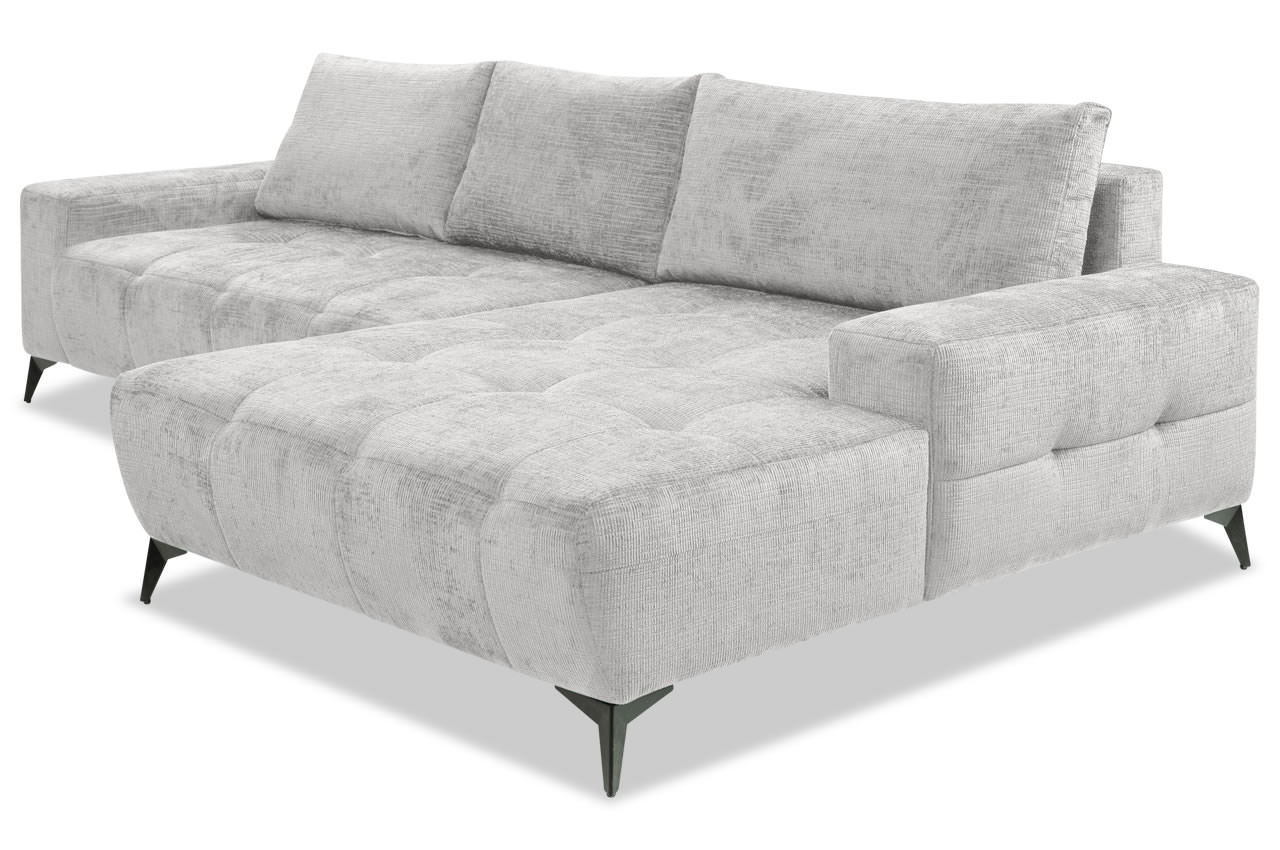 mauro ecksofa rechts stoff nano 19 silber seitenansicht mauro ecksofa rechts stoff nano 19 silber seitenansicht