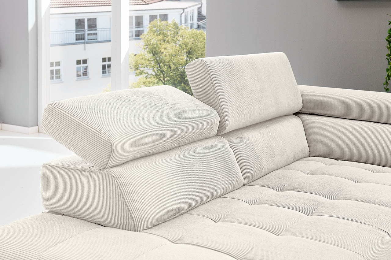 mp in25098 ecksofa links feincord natur detailbild kopfteilverstellung mp in25098 ecksofa links feincord natur detailbild kopfteilverstellung