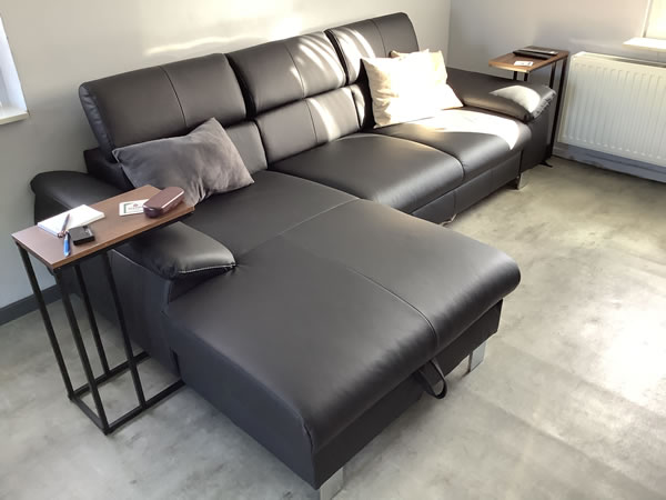 Kundenbild Ecksofa Micky REC Leder COT26 LL M9003BB Kundenbild Ecksofa Micky REC Leder COT26 LL M9003BB
