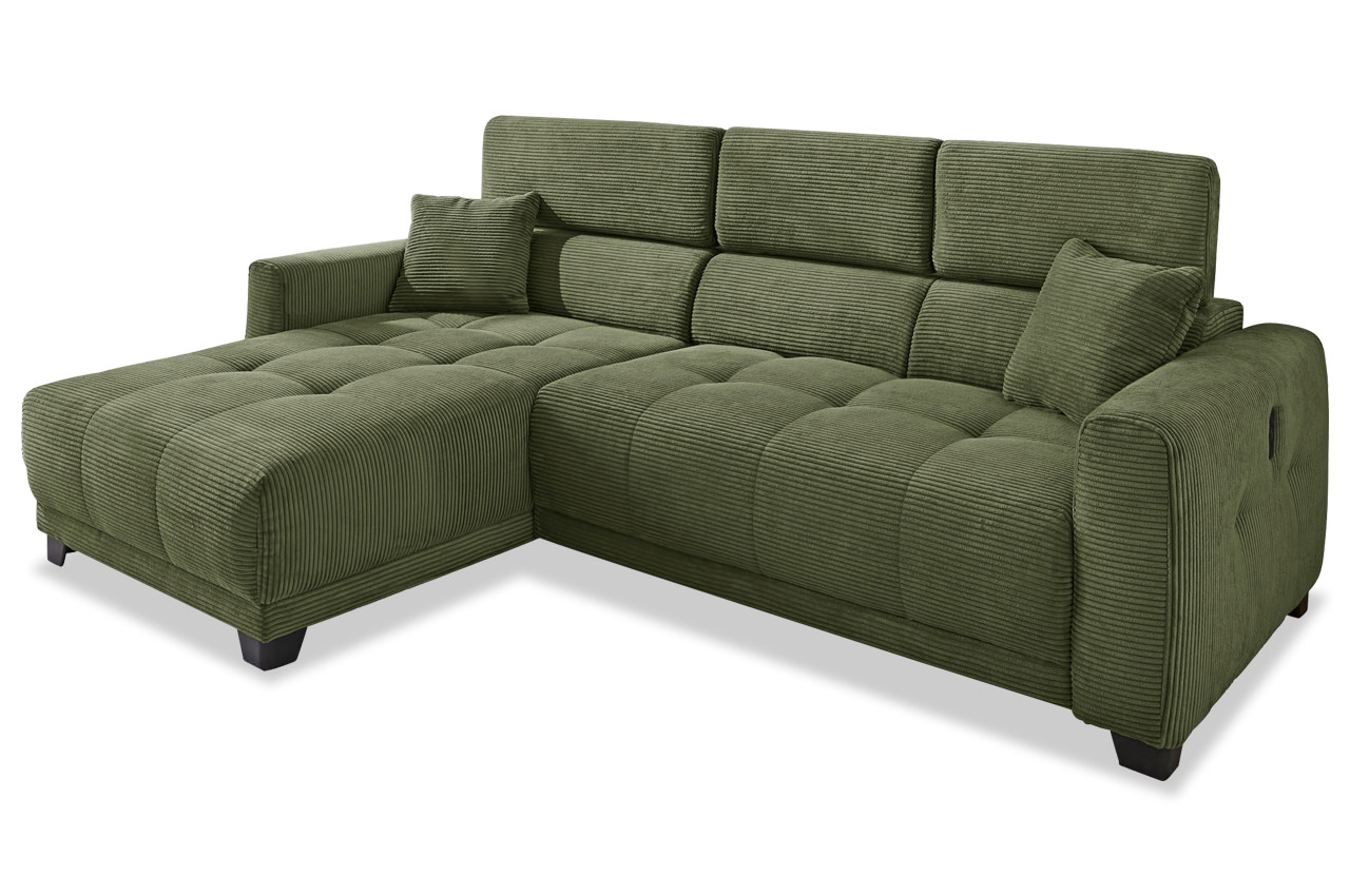 ecksofa cremona links 426 03 gruen kopfteilverstellung