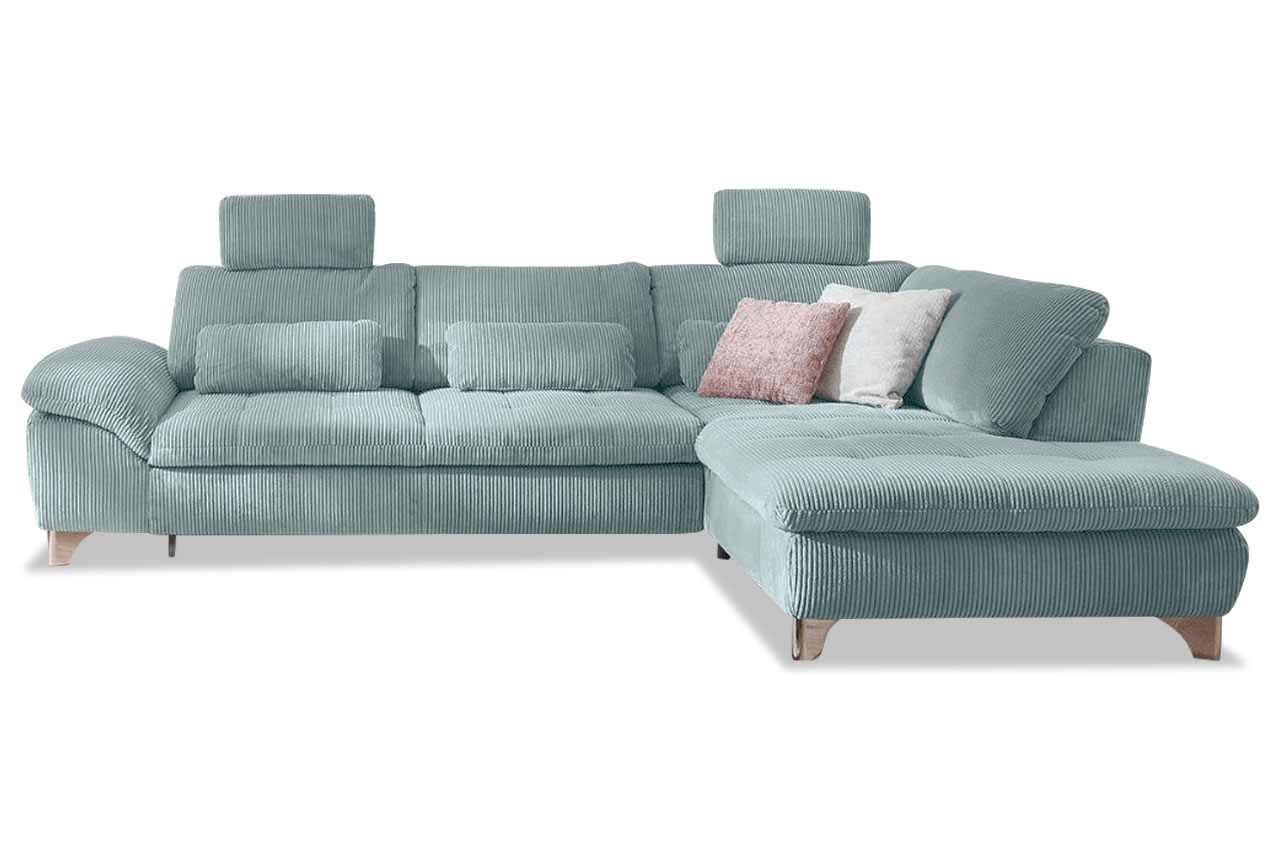 mp in14007 ecksofa rechts cord aqua