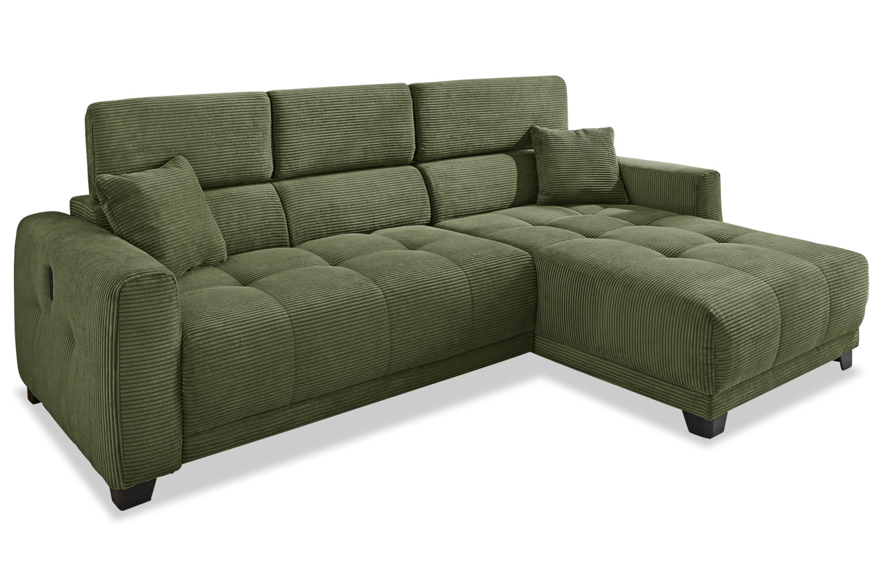 ecksofa cremona rechts 426 03 gruen kopfteilverstellung