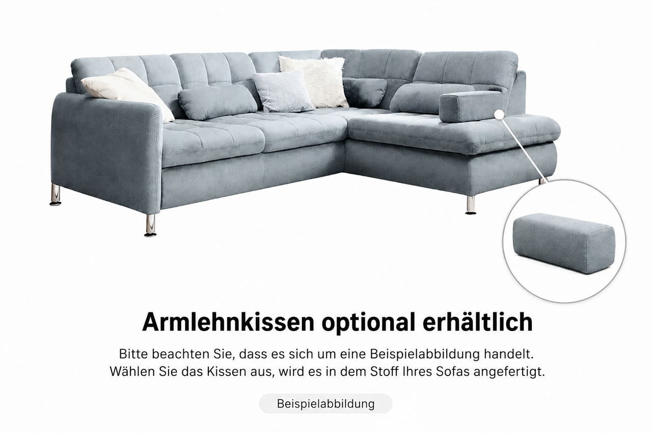 Pina Armlehnenkissen Schaubild Variante rechts