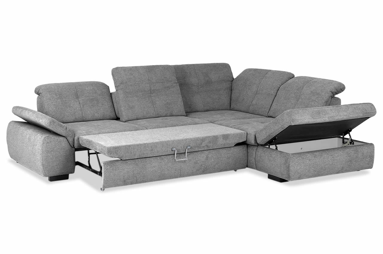 mp in16037 ecksofa rechts stoff famosa farbe grau darstellung funktionen