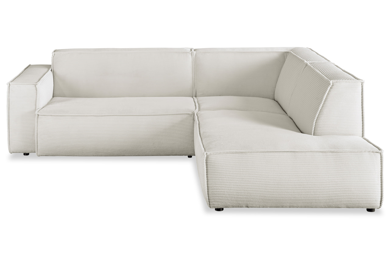 upper east ecksofa otm rechts cord snow frontansicht