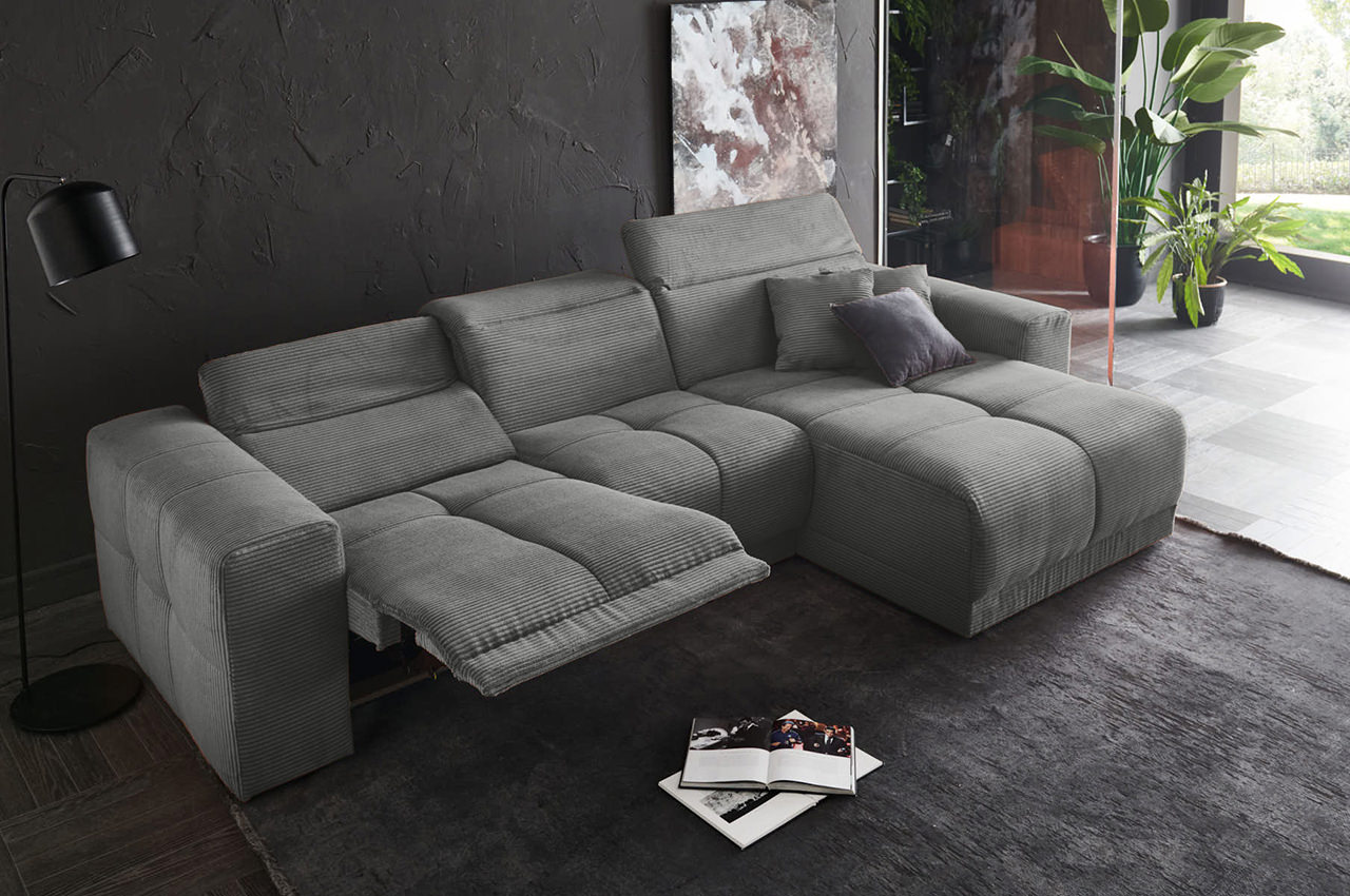 toni ecksofa rechts cord hydra 13 anthrazit ambiente elektrischer relaxsitz