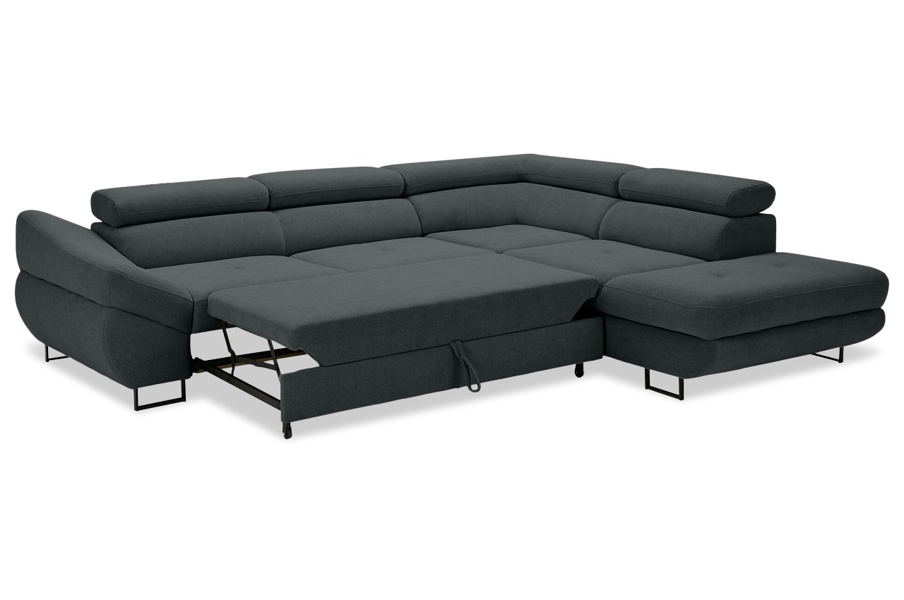 fabio ecksofa rechts curio 97 anthrazit schlaffunktion