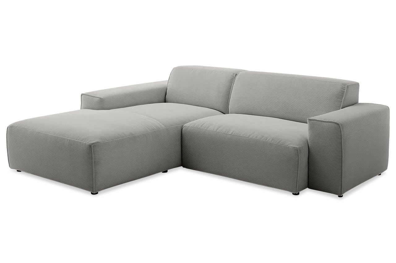 eastport ecksofa 1 5 sitzer variante links feincord grau eastport ecksofa 1 5 sitzer variante links feincord grau
