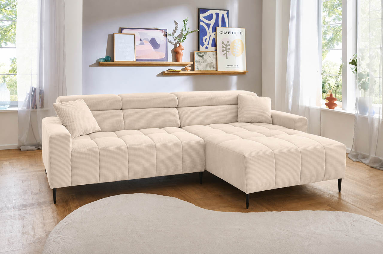 simple ecksofa rechts cord hydra 23 milieubild
