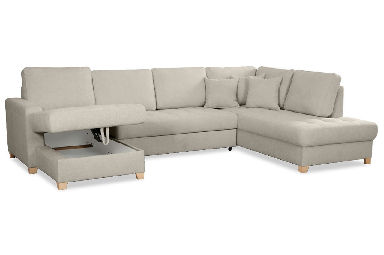 split wohnlandschaft rechts webstoff 671 mit bettkasten