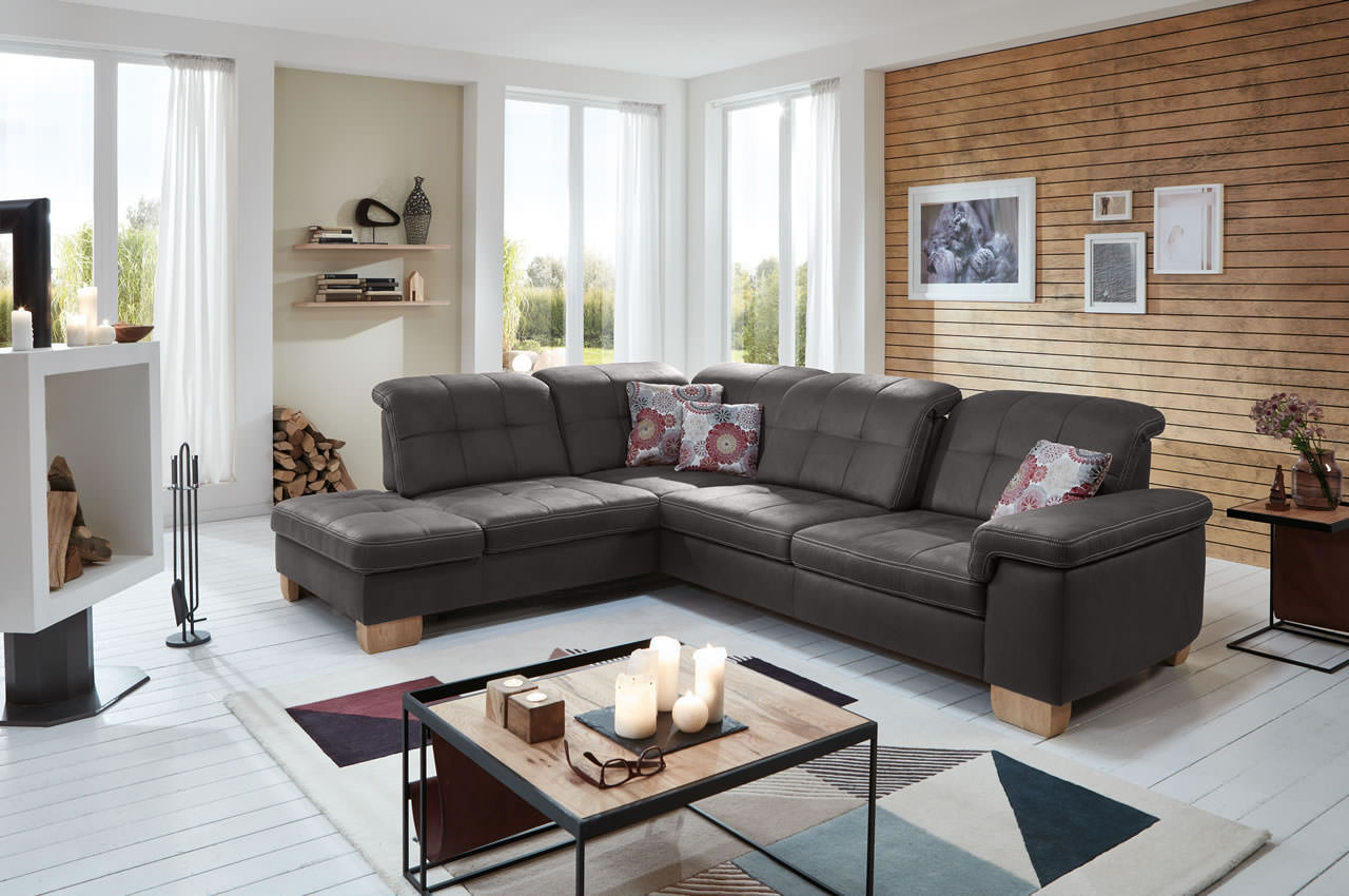 pp la16028 ecksofa links deluxe anthrazit milieu sitztiefenverstellung
