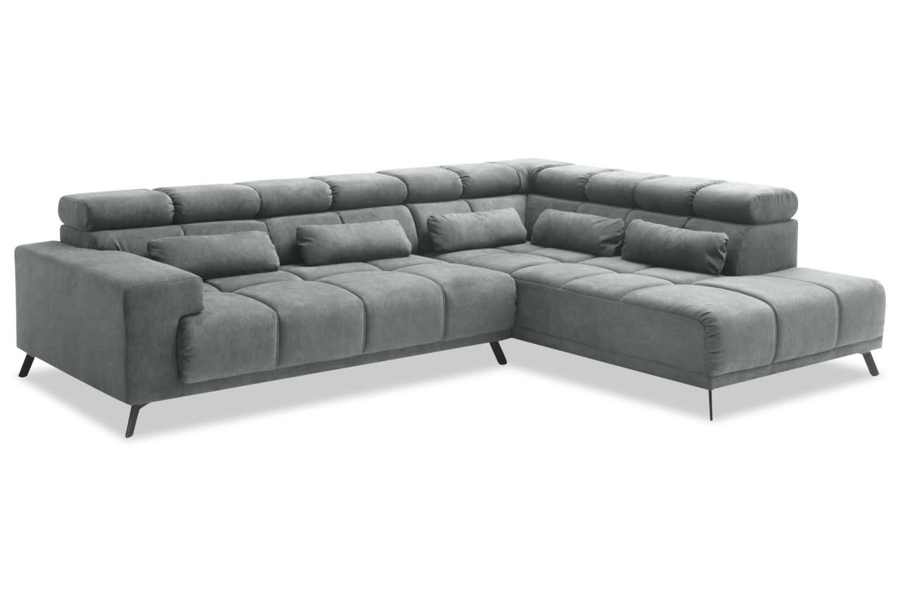 inside ecksofa rechts stoff aragon 93 grau