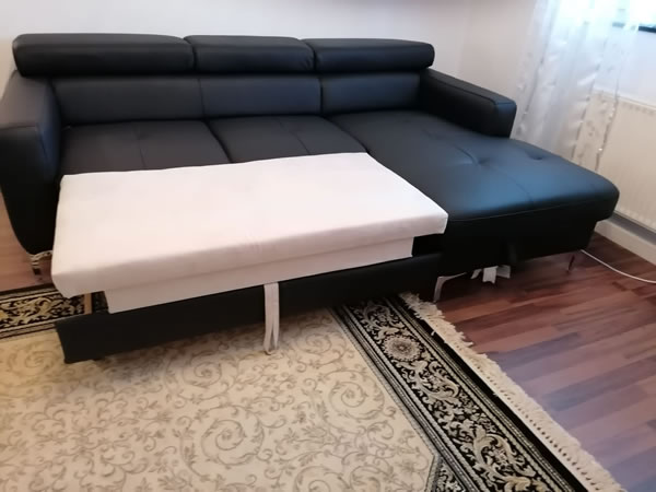 Kundenbild Ecksofa Sammy REC Leder COT07 LR M9003B