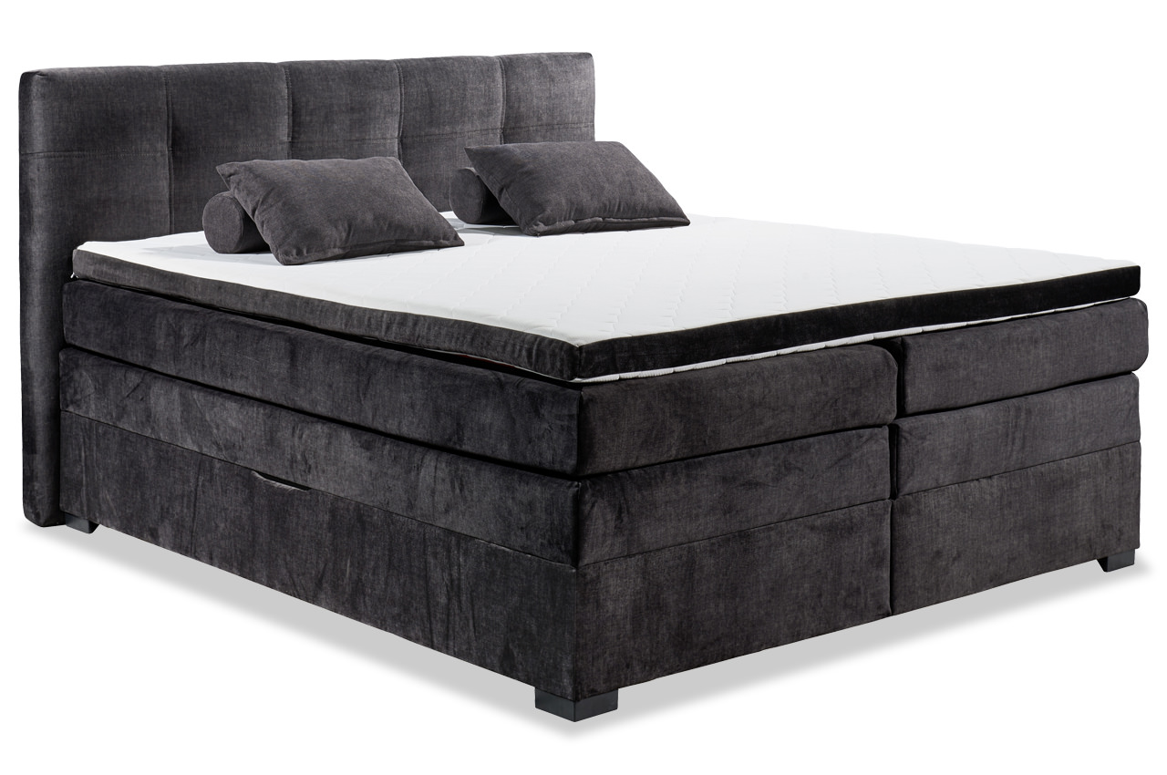 fanes boxspringbett stoff vogue 17 charcoal fanes boxspringbett stoff vogue 17 charcoal