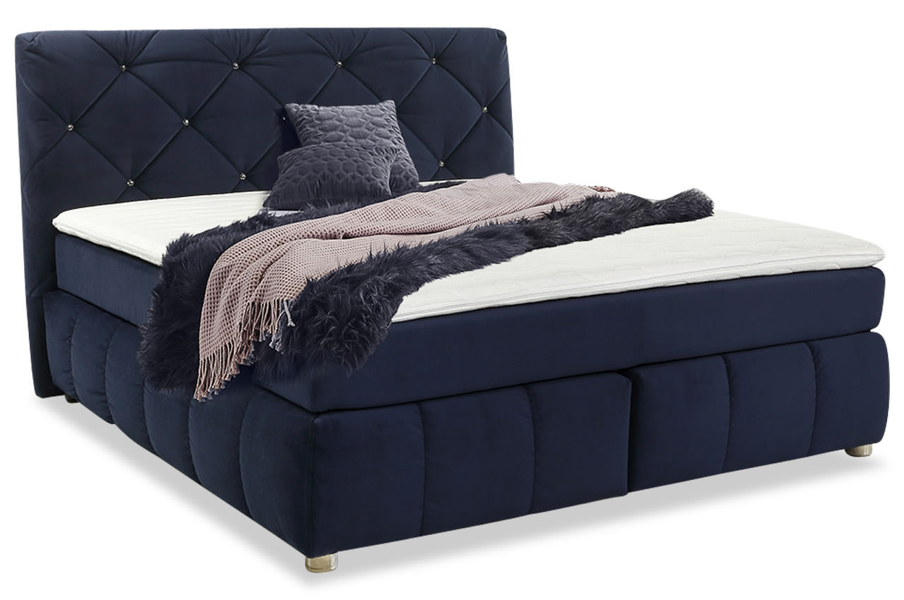 Samtvelour 372 02 Blau