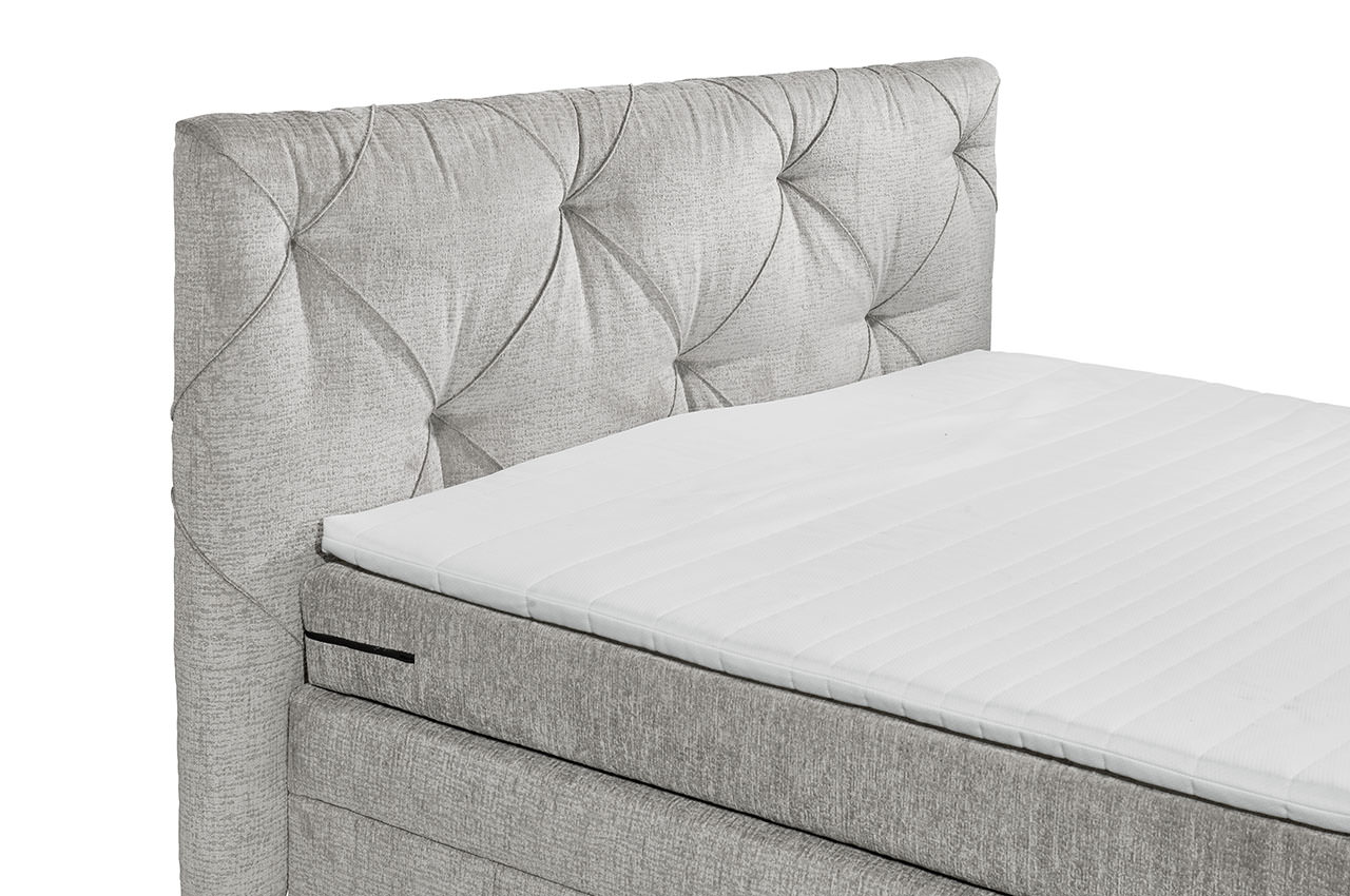 venlo boxspringbett 180x200 stoff tresor 05 silber detailbild